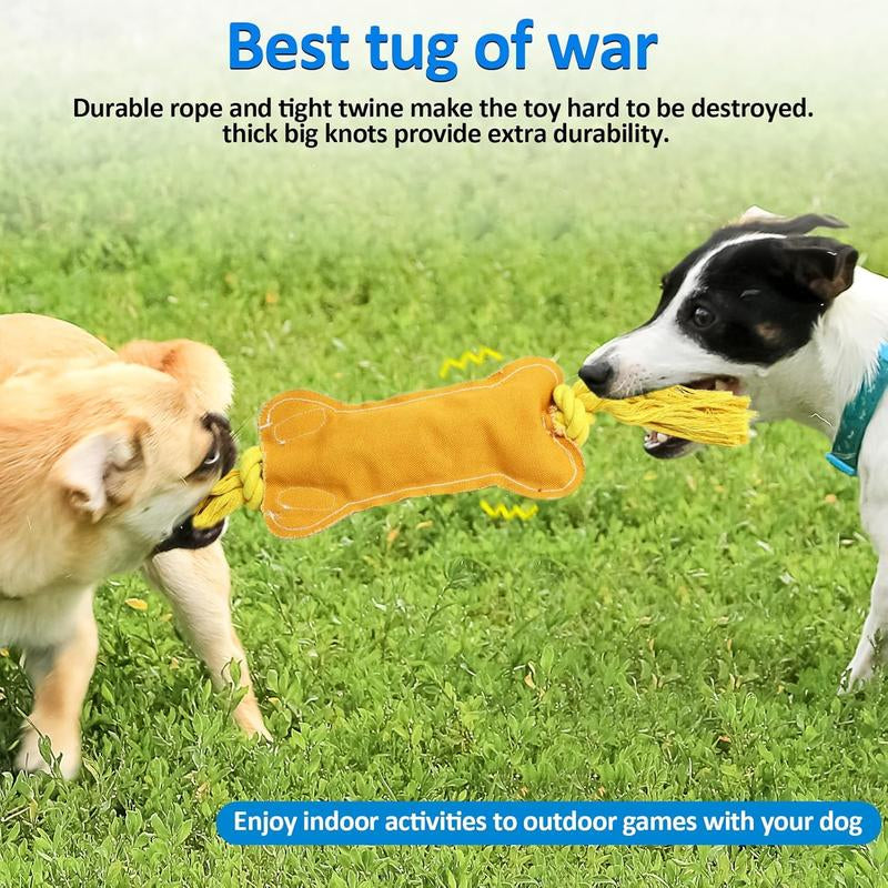Waaiio Interactive Dog Toys Wiggles Tails with Squeaky, Motion Activated Dog Bone Toys (Dog Toys)